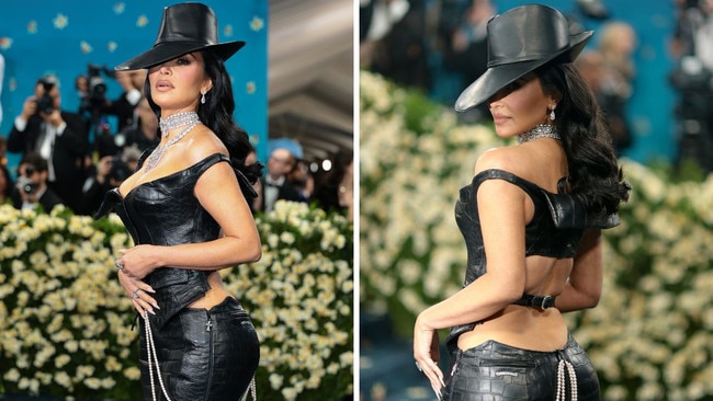 It marks Kim’s 13th appearance at the Met Gala. Picture: Getty