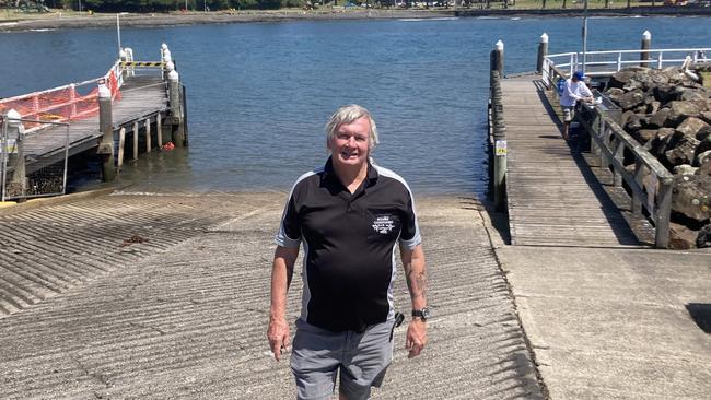 Kiama Game Fishing President Mark Way standing at the boat ramp that will be the entry point for this weekend’s competition. Photo: Kevin Merrigan