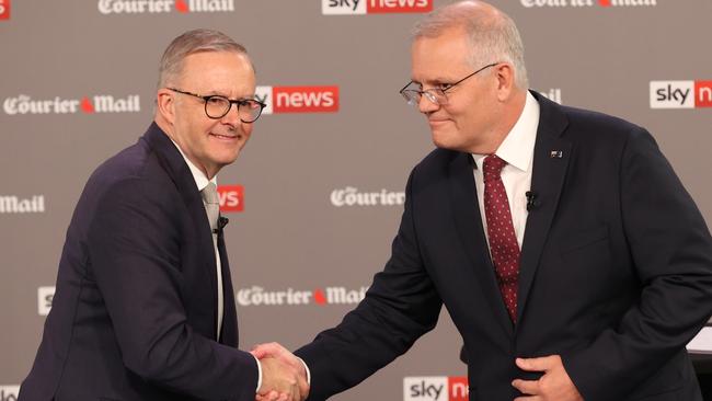 Australians have been busy searching Anthony Albanese and Scott Morrison. Picture: Jason Edwards