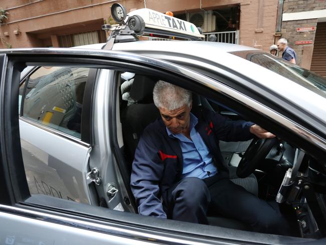 The driver of learns of the assault of a fellow cabbie and refuses take Mehajer as a passenger.