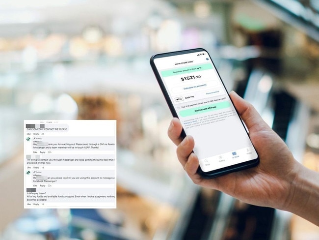 Hundreds of Australians have been kept in the dark after their Afterpay accounts suffered a major and unexpected blow.