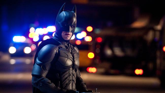 Christian Bale as Batman in The Dark Knight Rises.