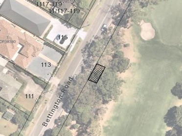 The proposed location for the memorial. Picture: Supplied