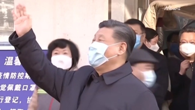 Chinese leader Xi Jinping makes first appearance in weeks as coronavirus death toll spikes