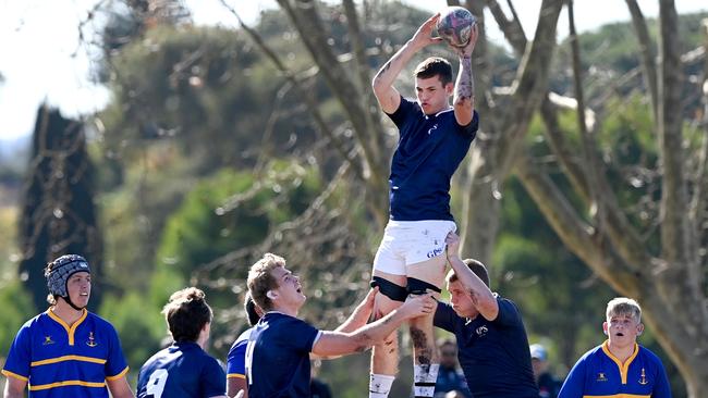 A lineout in the close match.