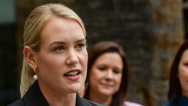 Health spokeswoman for SA Liberals, Ashton Hurn at Parliament House. Picture: NCA NewsWire / Brenton Edwards