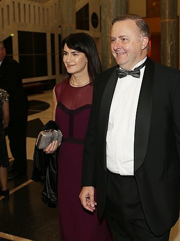 MP Anthony Albanese with his wife Carmel Tebbutt at the Mid Winter Ball. Pic by Gary Ramage