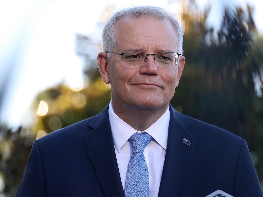 Prime Minister Scott Morrison said the nation had the lowest Covid-19 death rate than any other country in the world. Picture: NCA NewsWire / Gary Ramage