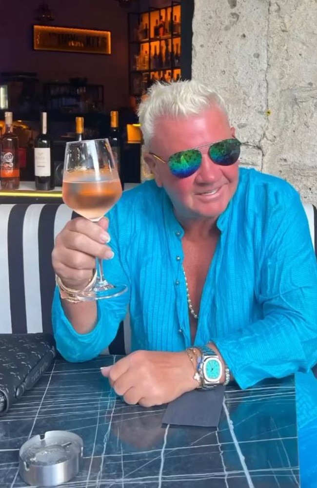 Darryn Lyons in Europe. Source: Instagram