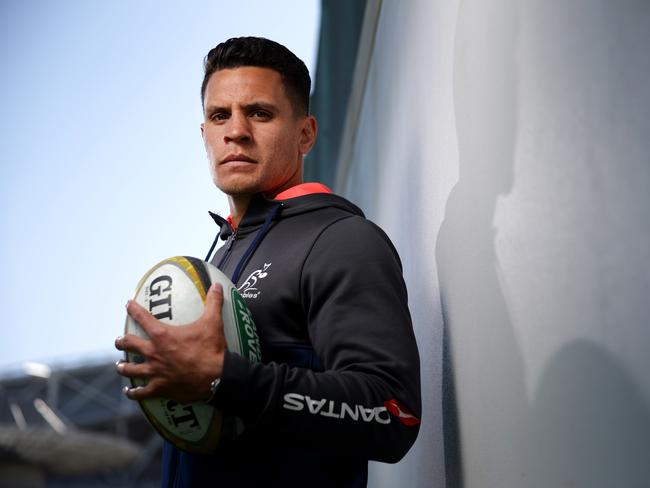 Matt Toomua before Wallabies rugby training at Sydney Olympic Park. Picture: Jonathan Ng