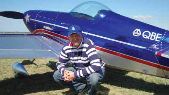 Rainer Huefner was killed when his stunt plane crashed at Goolwa. Picture: Supplied