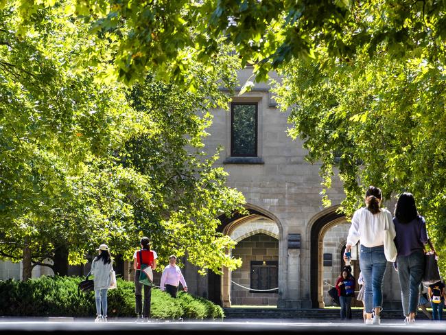 Generic image of Melbourne University.  Picture: University of Melbourne