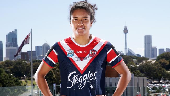 Zahara Temara couldn’t be happier with her move for the Roosters. Pic: Jonathan Ng