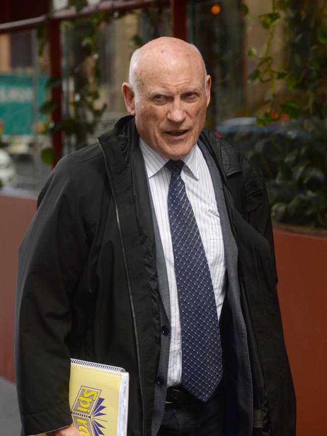 Former Labor MP Ian Macdonald leaves the Supreme Court. Picture: NCA NewsWire/Jeremy Piper