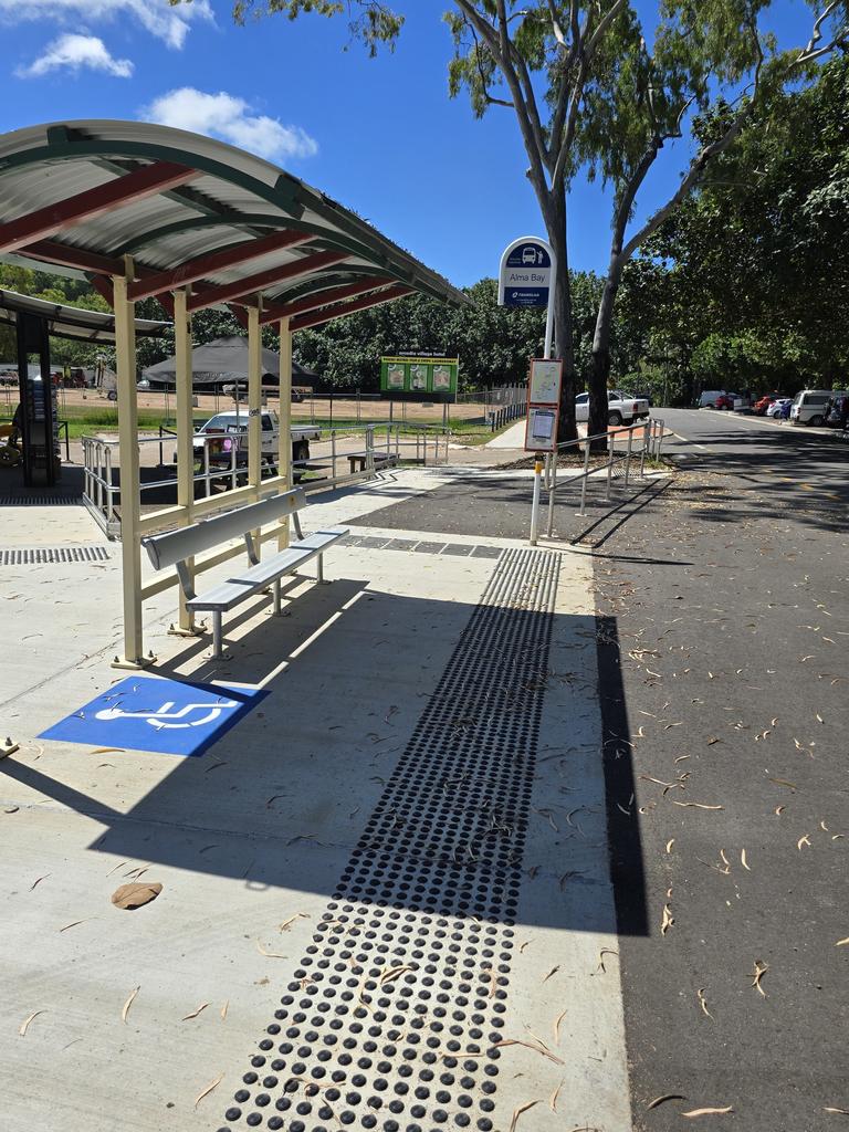 Arcadia Village Hotel owner John Shepley said it was mind-blowing how much money had been spent on building Magnetic Island’s ‘Best Bus Stop’, which TransLink refused to use for purported safety reasons. Picture: Supplied