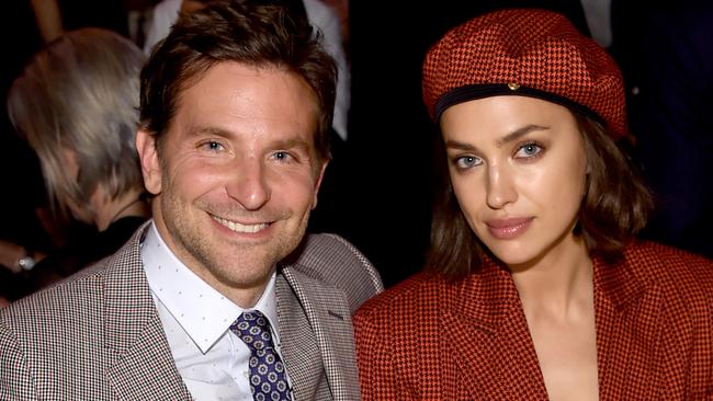 Exes Bradley Cooper and Irina Shayk. Picture: Jamie McCarthy/Getty Images.