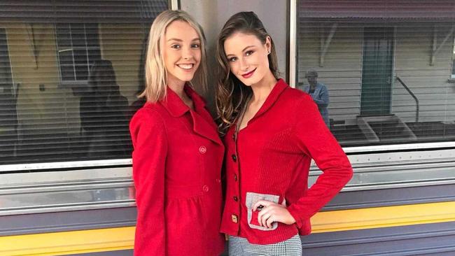 MODELLING SUCCESS: Toowoomba's Bree Moran (left) and Megan Buckley have been signed to Sydney-based modelling agency Royalle Modelling. Picture: Contributed