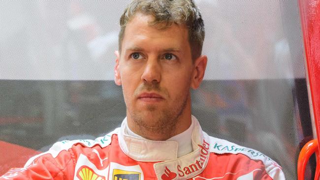 Vettel is not a happy man.