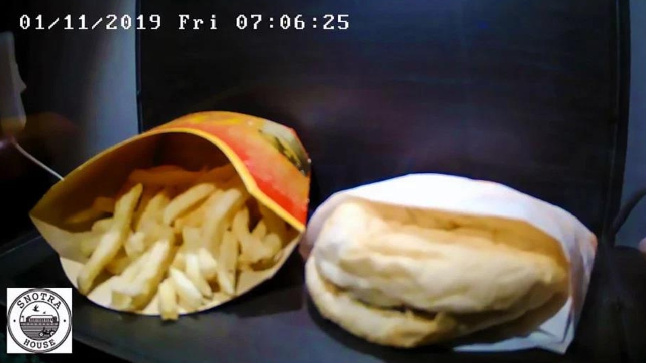 The burger and fries on November 1, 2019, 10 years after they were cooked. Picture: Central European News