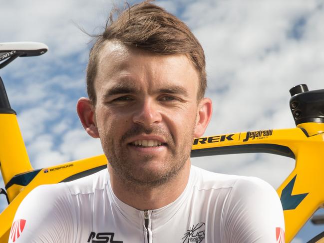 11/1/16 Australian Road championship winner Jack Bobridge pictured in Victoria Square. Picture by Matt Turner.