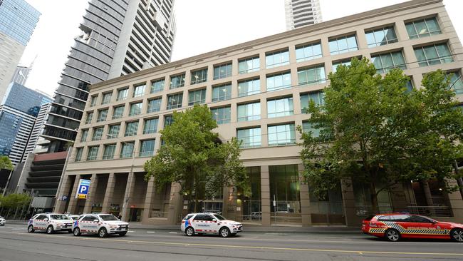 The La Trobe St AFP building in Melbourne. Picture: Rob Leeson.