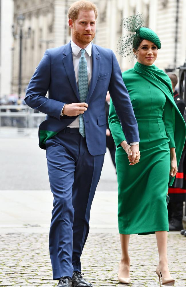 Prince Harry and Meghan Markle pictured in London earlier this month. Picture: Justin Goff/GoffPhotos.com