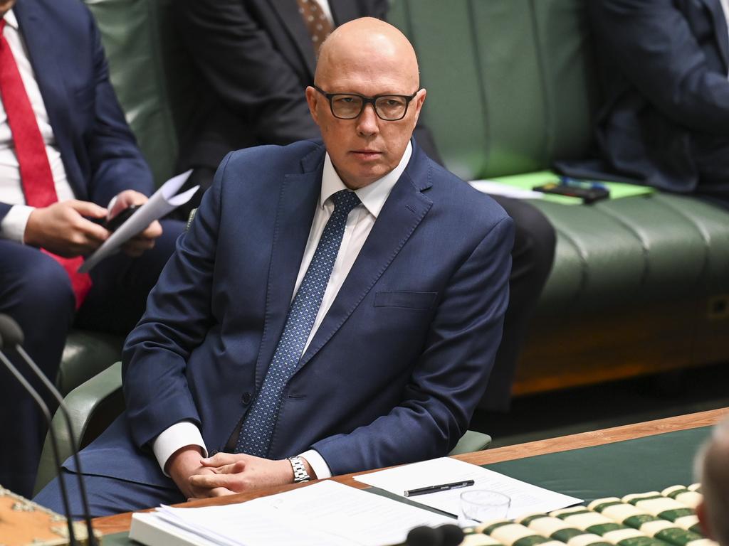 Peter Dutton has declared he can win the next election if he claws back Teal seats from independents in inner-city electorates as he prepares to unveil new details of his nuclear power plan. Picture: Picture: NCA NewsWire / Martin Ollman