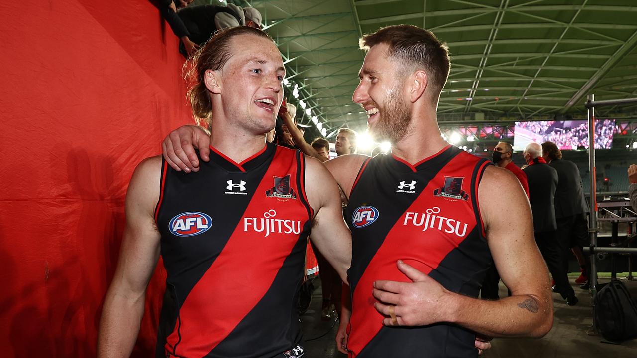 Essendon captain Dyson Heppell commands respect within the club. Photo by Michael Klein