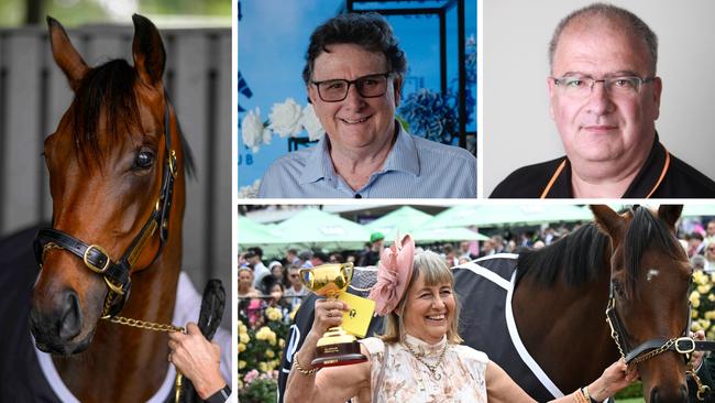 Clockwise from top right: Michael Kirby, Sheila Laxon, Knight's Choice and John Symons