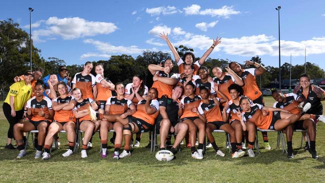 The NRL NT Titans women's side went undefeated during the 2023 national championships.