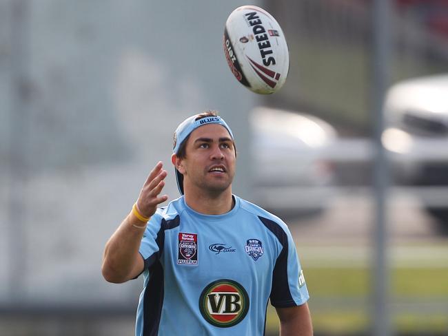 Jamie Soward during NSW State of Origin training at Coogee Oval in 2011.