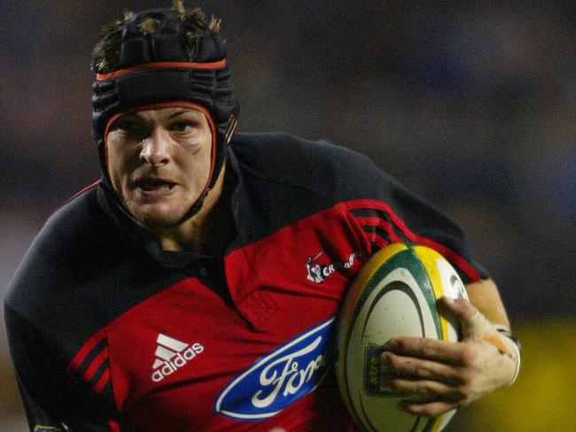 Richie McCaw’s Crusaders secured 15 wins in a row in 2002-03. Picture:Brett Phibbs.