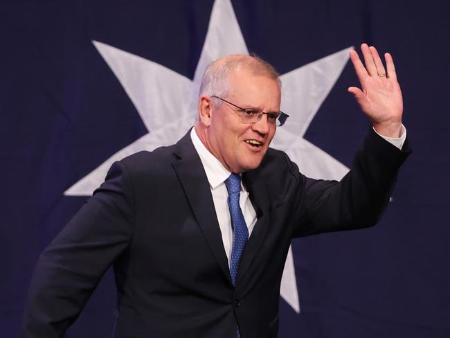 Scott Morrison has conceded the federal election. Picture: Nigel Hallett