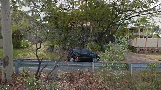 Now you see it (a bit): the York St house before it was brought down. Picture: Google Maps