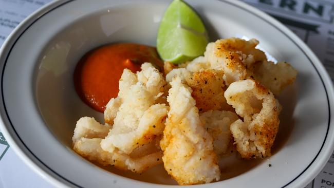 Fried spiced squid. Picture: Jenifer Jagielski