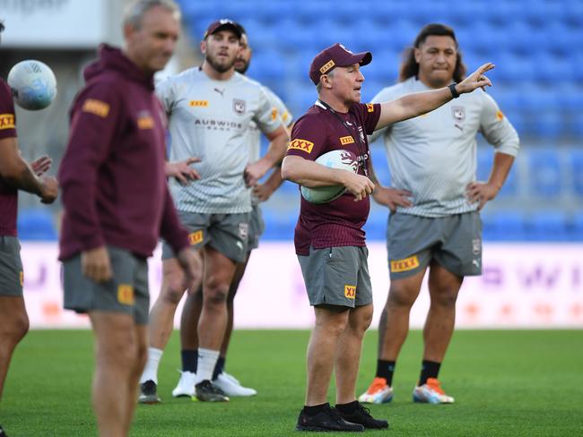 Maroons coach Paul Green at training. Picture: NRL Images