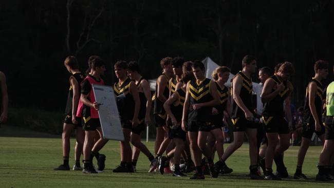 St Laurie’s' in action during round one against Iona College. Picture – Facebook/St Laurence's College.