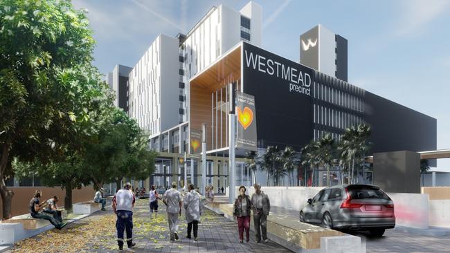 Artist impression of a section of the Westmead precinct redevelopment.