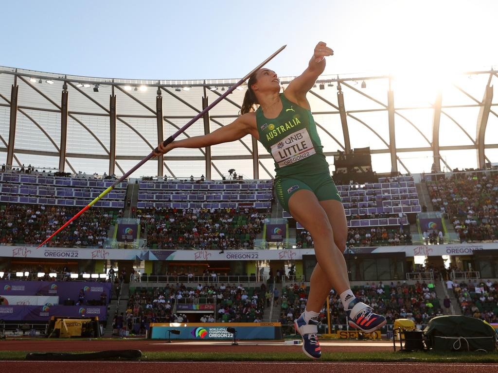 Australia's Mackenzie Little claims javelin bronze at world titles, World  Athletics Championships