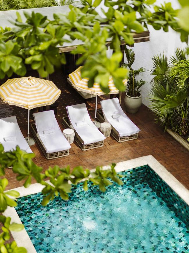 The pool at Casa Pestagua.