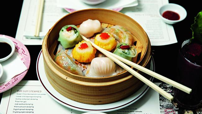 The steamed dim sum at Queen Chow. Picture: Jane Dempster