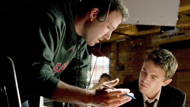 It was a family affair on the set of Gone Baby Gone, with Ben Affleck directing Casey. Picture: Supplied