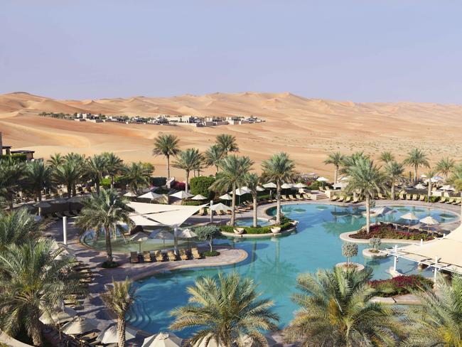 An oasis in the middle of the desert: The Qasr Al Sarab Desert Resort. Picture: Anantara