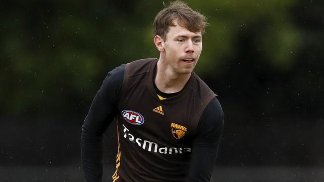 Lachlan Bramble is Hawthorn’s seventh debutant this season.