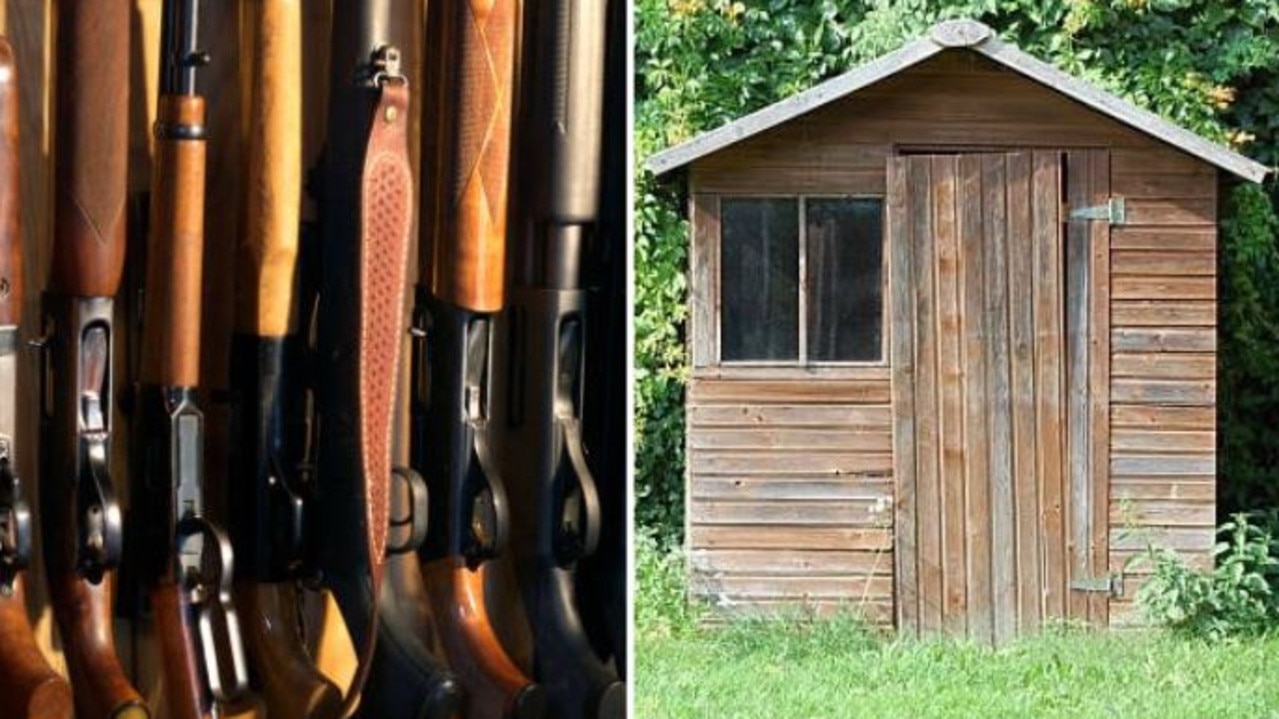 Man ‘hearing voices’ busted hoarding modified guns in shed