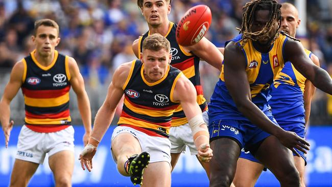 Rory Laird is having a big season, but the Crows are struggling. Picture: AFL Photos /Getty Images