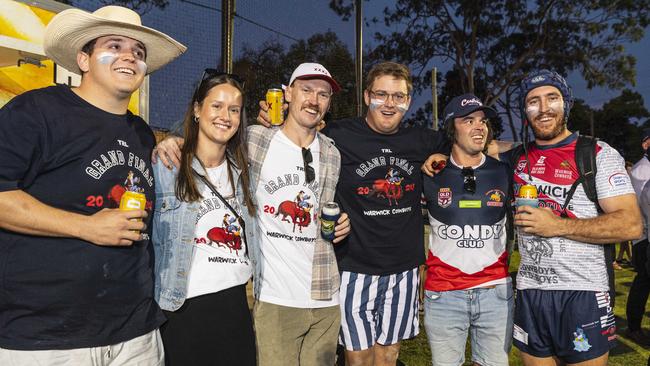 Warwick Cowboys supporters back their team during the reserve grade TRL grand final at Toowoomba Sports Ground, Saturday, September 14, 2024. Picture: Kevin Farmer