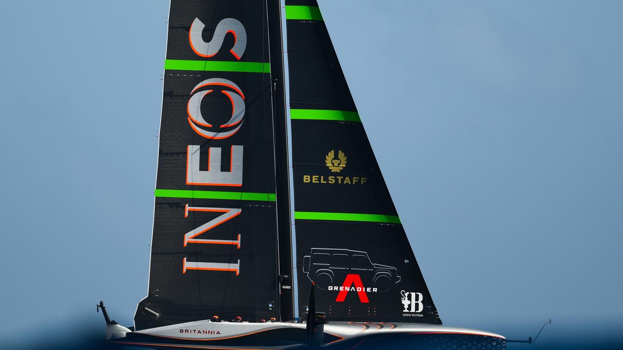 The crew of Team Ineos Britannia. Photo by David Ramos/Getty Images