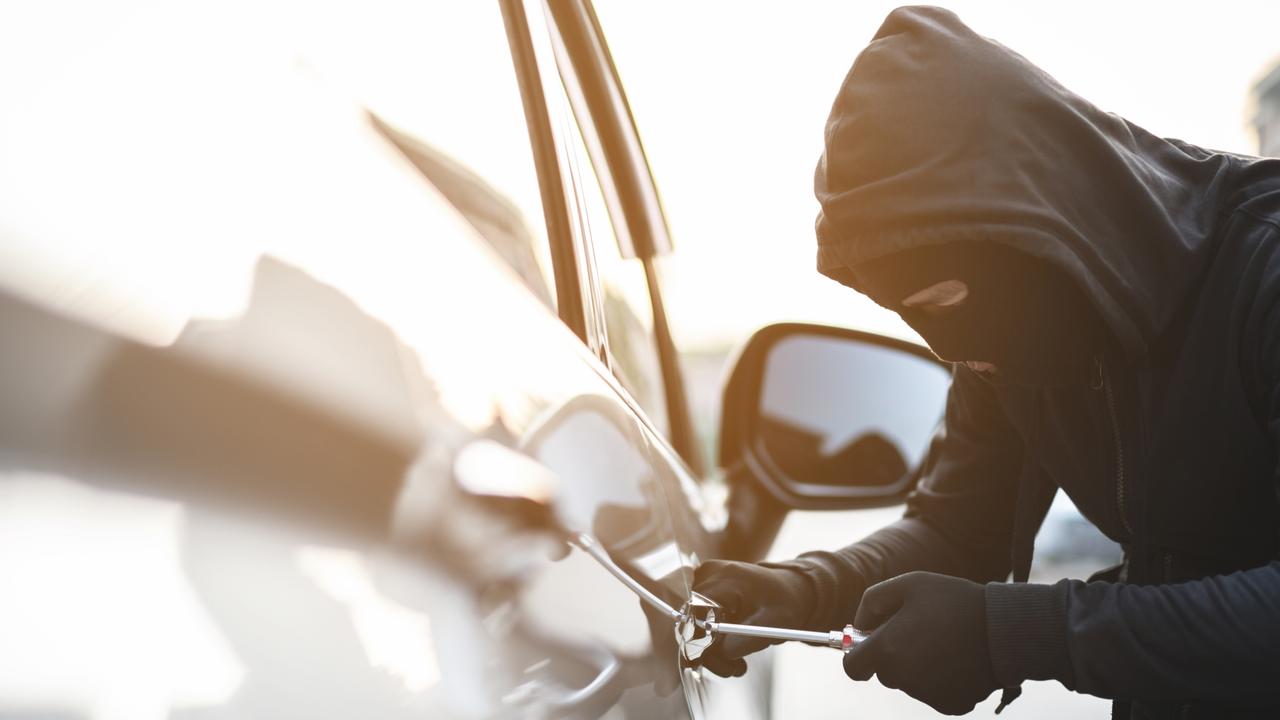 Seven cars were stolen in the crime spree.