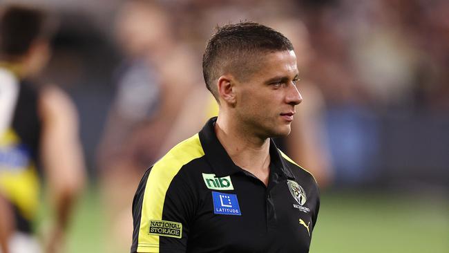 Star Richmond onballer Dion Prestia is sidelined with another hamstring setback. Picture: Michael Klein